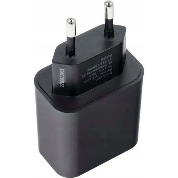 Ładowarka Blue Star BLUE STAR ładowarka sieciowa 3A 25W Typ C + kabel Typ C do Typ C PD QC4.0 TFB-TC-25WPD czarna 13966812 5903396267123