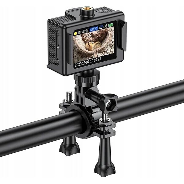 Kamera Hoco HOCO kamera sportowa z wyświetlaczem 2" 1080P/30fps DV100 czarna 13968311 6942007616799