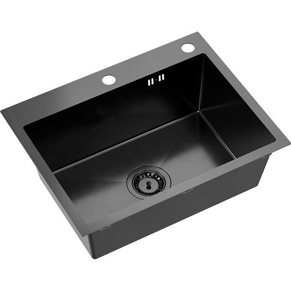 Zlewozmywak Quadron Zlewozmywak stalowy LUKE 110 WORKSTATION Czarny 13970884 5905505503184
