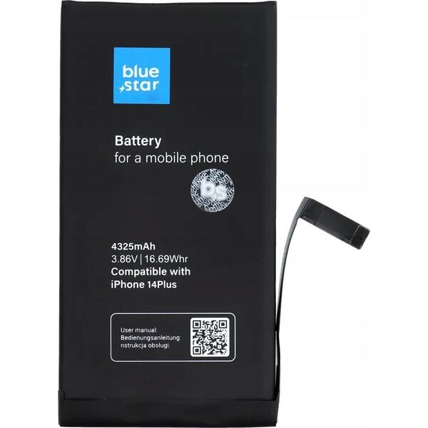 Bateria Blue Star Blue Star HQ Bateria do Iphone 14 PLUS 4325 mAh 13970985 5903396286339