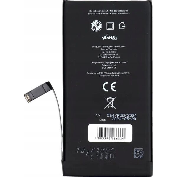 Bateria Blue Star Blue Star HQ Bateria do Iphone 14 PLUS 4325 mAh 13970985 5903396286339