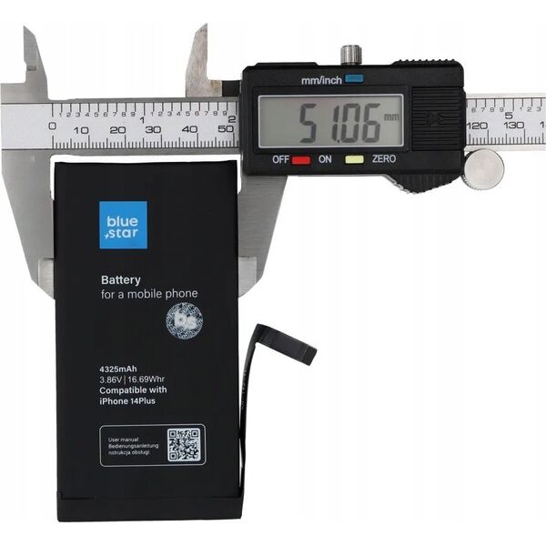 Bateria Blue Star Blue Star HQ Bateria do Iphone 14 PLUS 4325 mAh 13970985 5903396286339