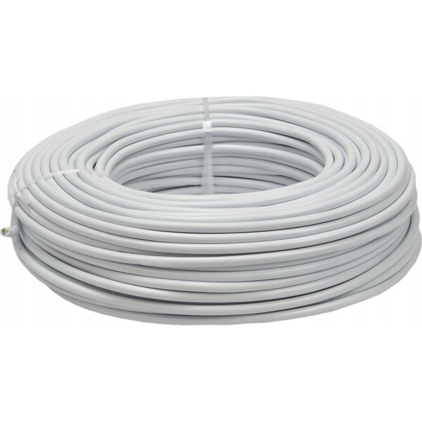 OWY Przewód OWY 3X4mm2 krążek 100mb giętki okrągły biały 300/500V H05VV-F 13972397 5901854404479
