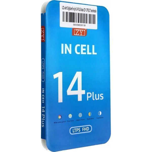 Partner Tele.com Wyświetlacz do iPhone 14 Plus z ekranem dotykowym czarnym (ZY-LTPS) IC Transferable 13973032 5903396293139