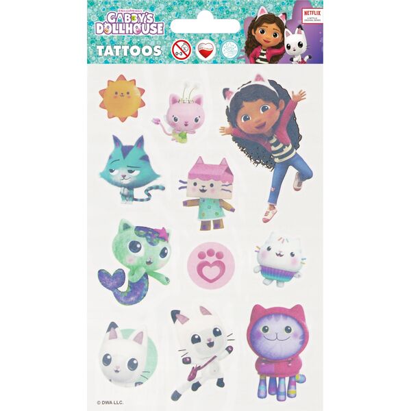 Clementoni TATUAZ GABBY S DOLLHOUSE100X175 S-BOO PBH1/1000 13974426 5905523671995