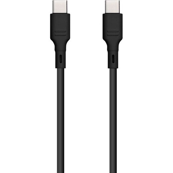 Kabel USB Blue Star BLUE STAR kabel 3A 60W Typ C do Typ C DC-001CC3.0 1 m czarny 13975181 5903396281655
