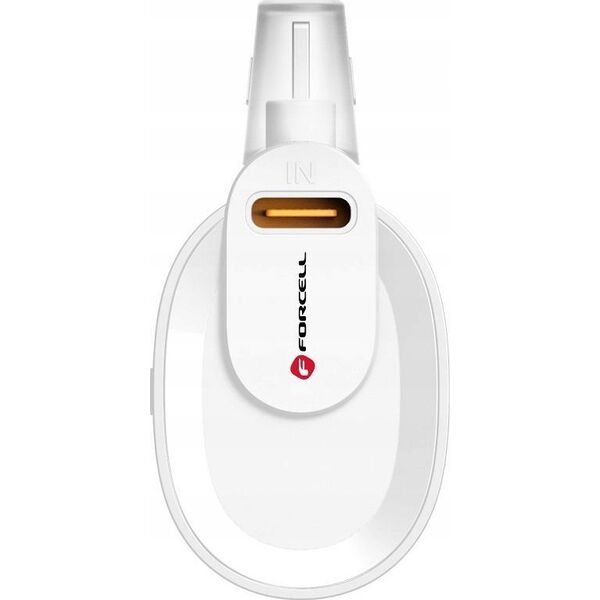 Powerbank ForCell FORCELL F-ENERGY Power Plug F5K3 powerbank 5 000mAh z wbudowanym złączem do Lightning 8-PIN PD 20W biały 13979005 5903396236617