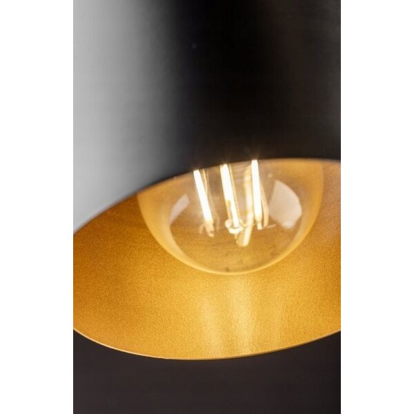 Lampka biurkowa GTV Lampka biurkowa Selvia II Gtv 5570 E14 max. 25W max. 250V IP20 śr. 20 cm czarno/złota LB-SELVII-11-DEC 13979520 5902801405570