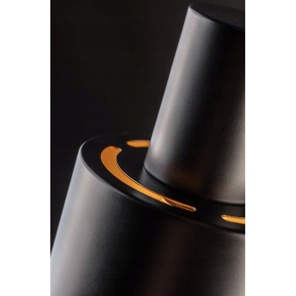 Lampka biurkowa GTV Lampka biurkowa Selvia II Gtv 5570 E14 max. 25W max. 250V IP20 śr. 20 cm czarno/złota LB-SELVII-11-DEC 13979520 5902801405570