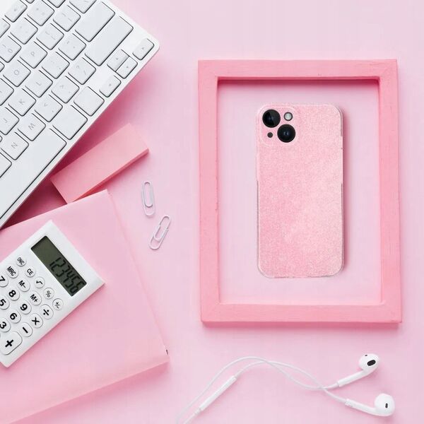 Futerał CLEAR CASE 2 mm BLINK do IPHONE 16 różowy 13979621 5903396306792