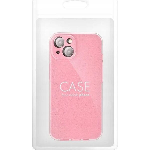 Futerał CLEAR CASE 2 mm BLINK do IPHONE 16 różowy 13979621 5903396306792
