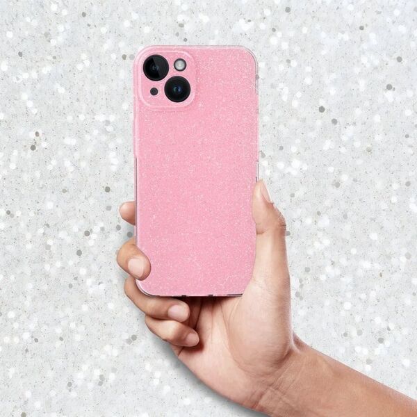 Futerał CLEAR CASE 2 mm BLINK do IPHONE 16 Pro różowy 13979625 5903396306853