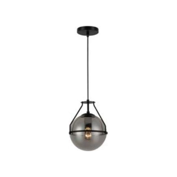 Lampa wisząca GTV GTV Drop OS-DRO2-10-DEC lampa wisząca zwis 1x25W E27 czarna/dymiona 13979682 5902801466984