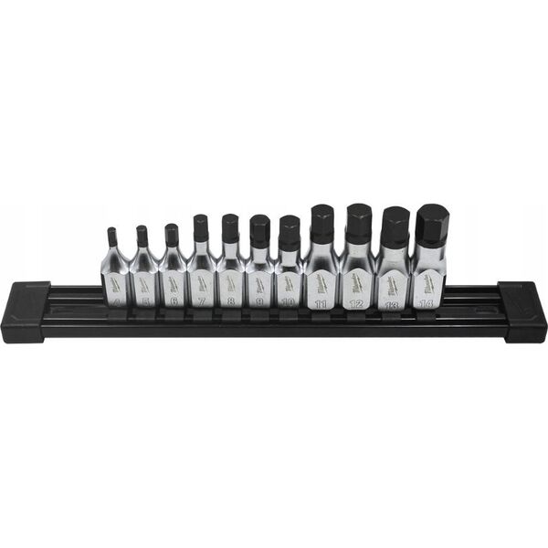 Hikoki MILWAUKEE SET OF SHANK SOCKETS 11 pcs. 3/8 HEX 13984502 4058546408527