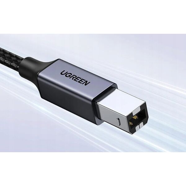 Kabel USB Ugreen Kabel USB-C do USB-B 2.0 (do drukarki) Ugreen US370, 1m (czarny) 13984710 6941876240340