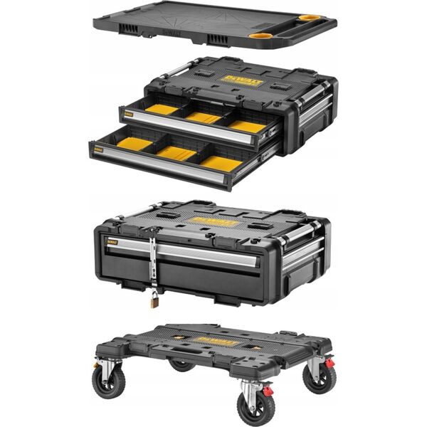 Dewalt DEWALT SKRZYNIA TOUGH SYS.2,0 DXL WIEŻA 5 w 1 13988929 3253561605109