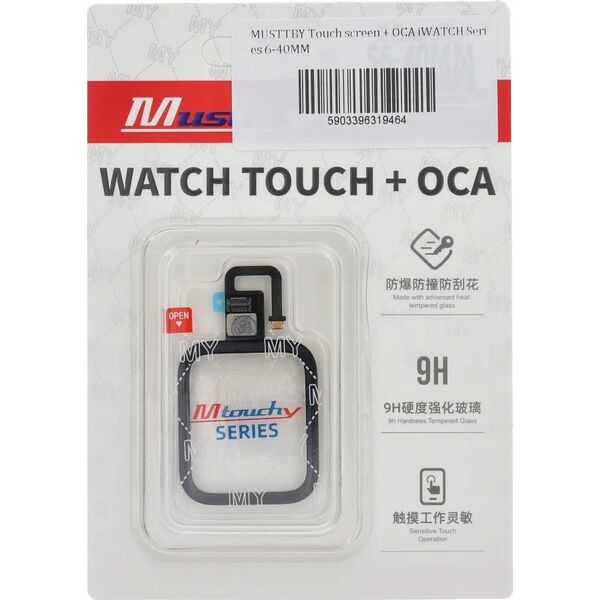 Samsung MUSTTBY Ekran dotykowy + OCA do Apple Watch Seria 6-40MM 13989962 5903396319464