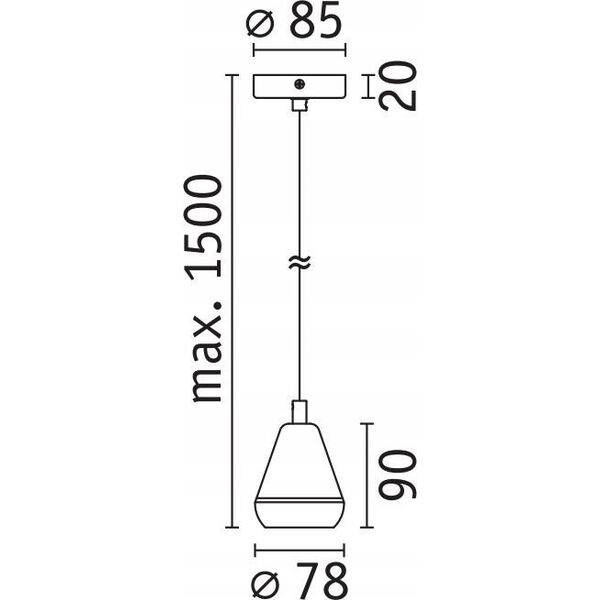 Lampa wisząca Paulmann Oprawa wisząca LUIA GU10 max.10W IP44 230V biały / metal 13990750 4000870769911