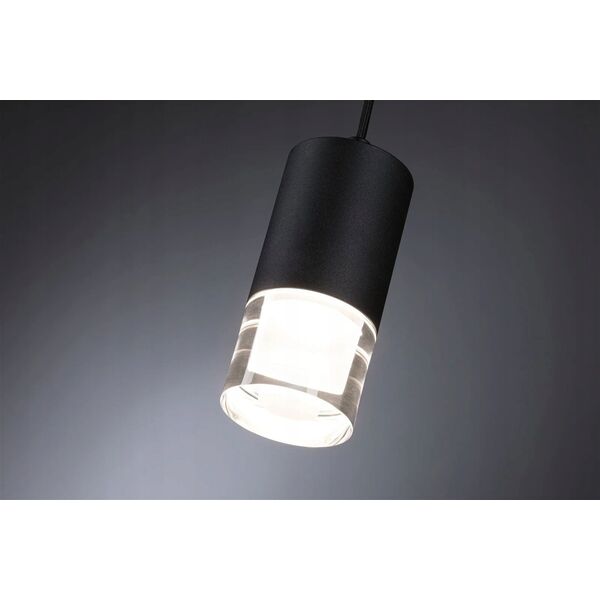 Lampa wisząca Paulmann Oprawa wisząca łazienkowa  KAME LED 3-STEP DIM 9W 3000K 700lm IP44 230V czarny / metal 13990753 4000870799970
