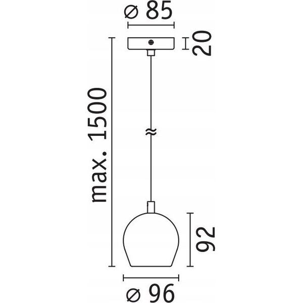 Lampa wisząca Paulmann Oprawa wisząca SHIMA GU10 max.10W IP44 230V biały / metal 13990762 4000870769935