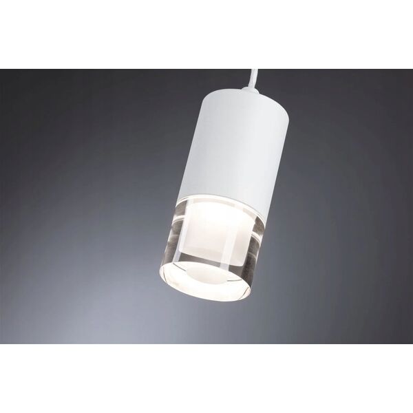 Lampa wisząca Paulmann Oprawa wisząca łazienkowa  KAME LED 3-STEP DIM 9W 3000K 700lm IP44 230V biały / metal 13990765 4000870799987