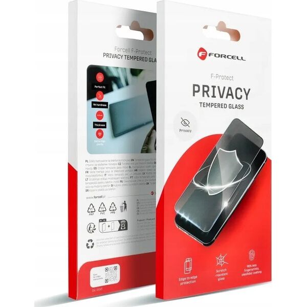 ForCell Szkło Hartowane Forcell Privacy Glass - do Iphone 14 Pro Max czarny 13993400 5903396316609