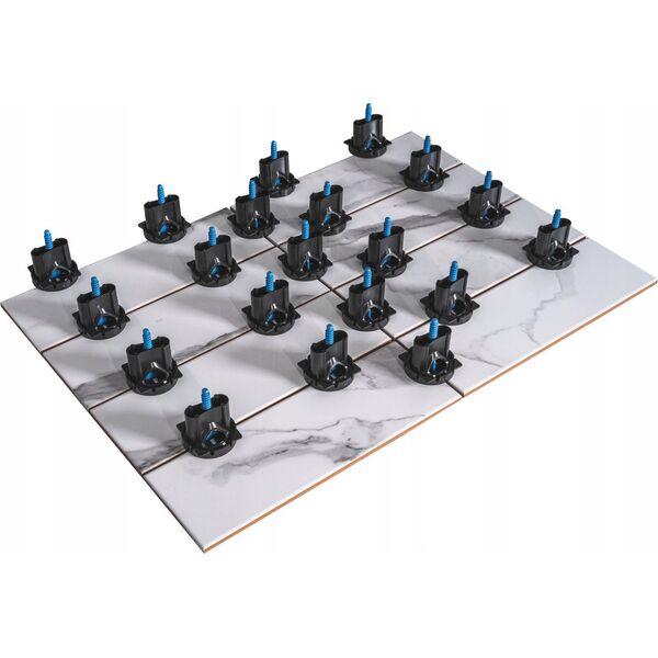 AWTools SYSTEM POZIOMOWANIA PŁYTEK BAZA PROSTA 1mm /100szt. PRO-LEVELING 13999282 5905204633007