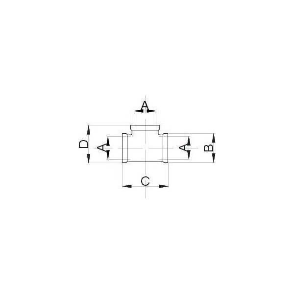 TRÓJNIK CHROM 3/8" // ŁC.T.10 14006507 5900308732847