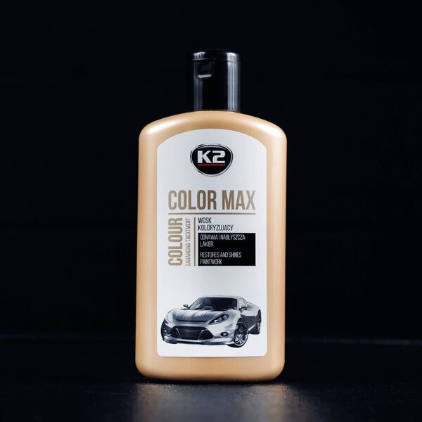 K2 K2 WOSK KOLORYZUJĄCY, NABŁYSZCZA I CHRONI. COLOR MAX 250 BIAŁY 250ML 14006696 5906534019783