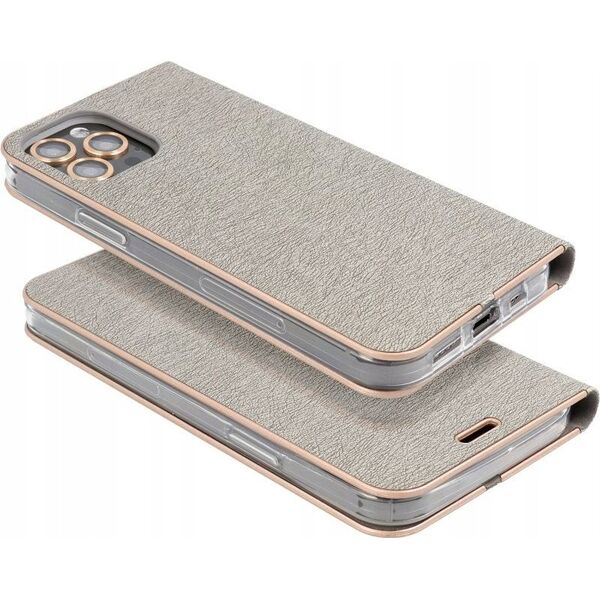 OEM Kabura LUNA Book Gold do IPHONE 16 Plus srebrny 14008910 5903396308512
