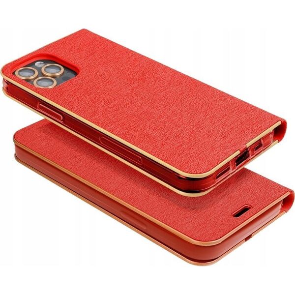OEM Kabura LUNA Book Gold do IPHONE 16 Plus czerwony 14008916 5903396308505