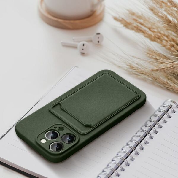 4kom.pl Futerał CARD CASE do IPHONE 16 Pro Max zielony 14008961 5903396304224