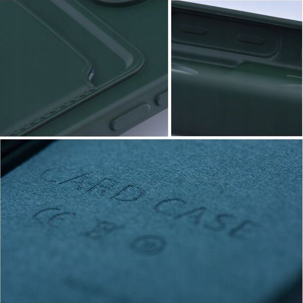 4kom.pl Futerał CARD CASE do IPHONE 16 Pro Max zielony 14008961 5903396304224