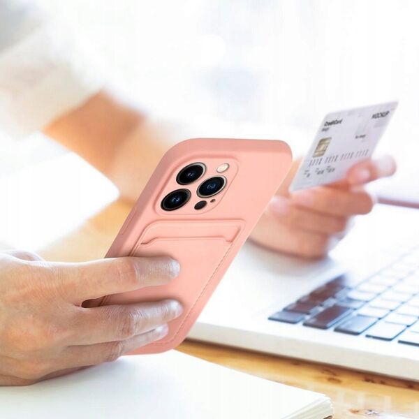 4kom.pl Futerał CARD CASE do IPHONE 16 Pro różowy 14008963 5903396303753