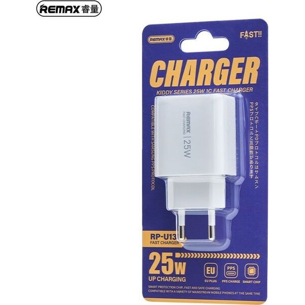 Ładowarka Remax ŁAD SIEC REMAX KIDDY SERIES 25W USB-C RP-U137 WHITE 14009364 6954851212676