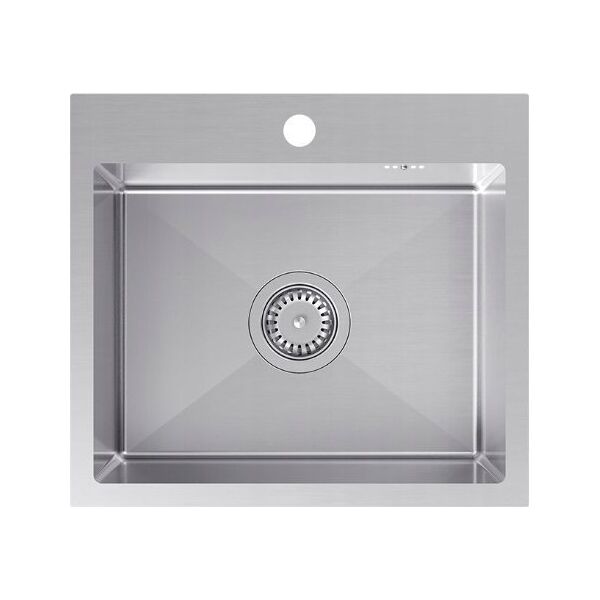 Zlewozmywak QUADRON LUKE 100 zlewozmywak stalowy (50x45x20) z syfonem 1-komorowy b/o + bateria stalowa 14010846 5905505503078