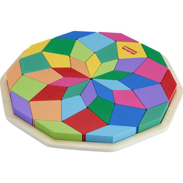 Mattel FP WOOD MANDALA UKLADANKA DREWNO HXT94 FOL6 14013476 194735238460
