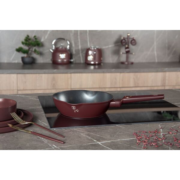 Patelnia Berlinger Haus GŁĘBOKA PATELNIA TYTANOWA 24cm BERLINGER HAUS BH-8030 LEONARDO 14013590 5999108468025