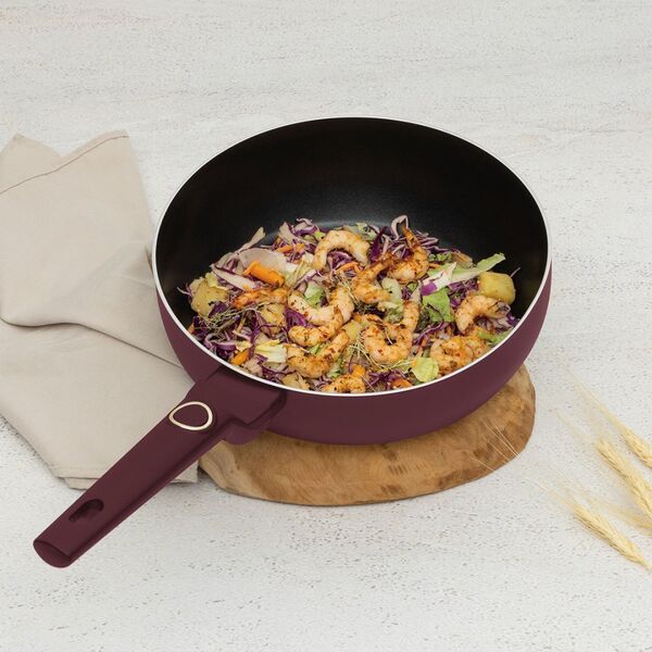 Patelnia Berlinger Haus WOK PATELNIA FLIP TYTANOWA 26cm BERLINGER HAUS BH-8029 LEONARDO 14013600 5999108468001