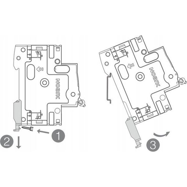 Noark Lampka sygnalizacyjna Noark 106313 230/400V AC/DC LED, 3 EX9PD3E 14013660 8592765063144