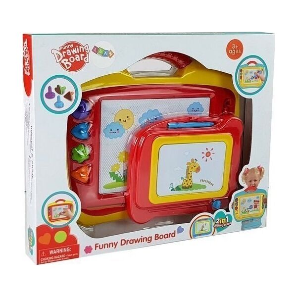 LeanToys Znikopis Zestaw 2 sztuki Czerwono-Żółty LEAN Toys 14013881 5905884454718