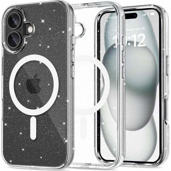 Tech-Protect TECH-PROTECT FLEXAIR HYBRID MAGSAFE IPHONE 16 GLITTER 14014393 5906302311422
