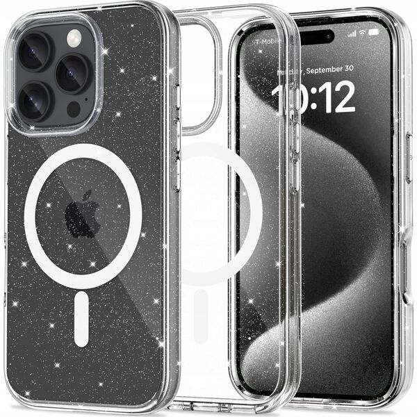 Tech-Protect TECH-PROTECT FLEXAIR HYBRID MAGSAFE IPHONE 16 PRO MAX GLITTER 14014395 5906302311453