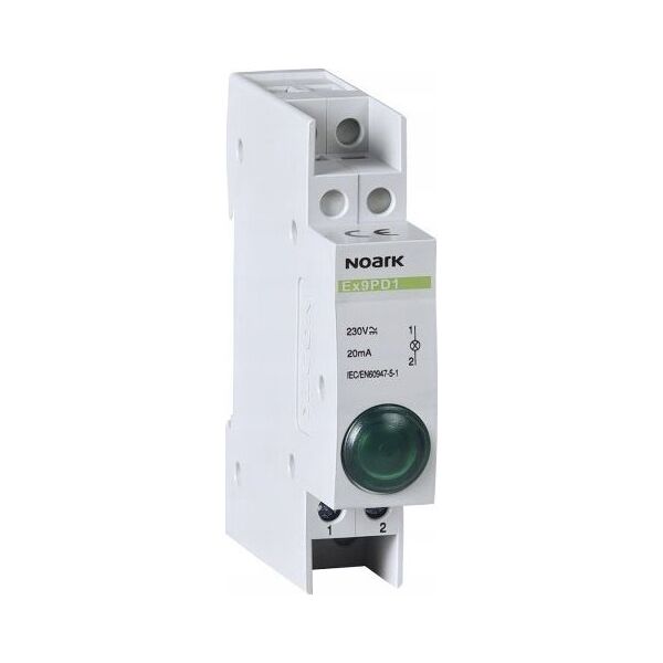 Noark Lampka sygnalizacyjna Noark 102443 230V AC/DC 1 zielona 14014457 8592765024442
