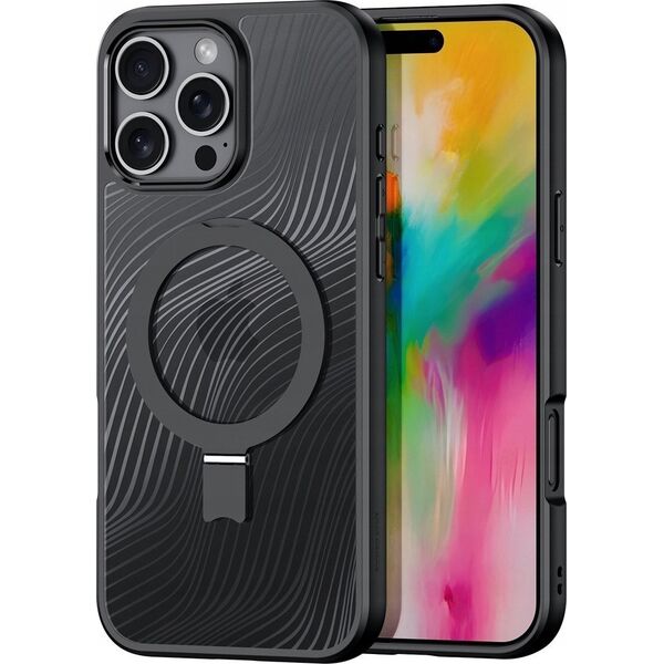 Dux Ducis Etui Dux Ducis Aimo Mag z MagSafe i podstawką na iPhone 16 Pro Max - czarne 14014477 6934913004043