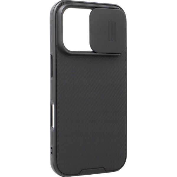 Nillkin Etui Nillkin CamShield Pro Case na iPhone 16 Pro z osłoną na aparat - czarne 14014488 6902048286719