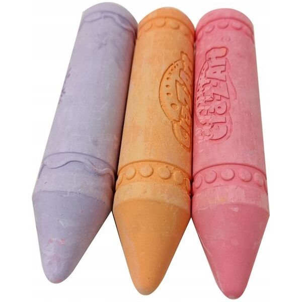 LeanToys Zestaw Kred Z Uchwytem Gruba Kreda Chodnikowa Niebieski 3 Szt 14014654 5905991008439