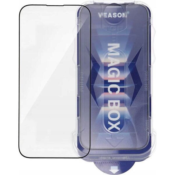 VMAX Szkło Hartowane 6D Pro Veason Easy-Install Glass - do Iphone 12 Pro Max czarny 14034405 5903396248269