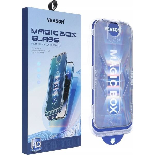 VMAX Szkło Hartowane 6D Pro Veason Easy-Install Glass - do Iphone X / XS czarny 14034415 5903396248313