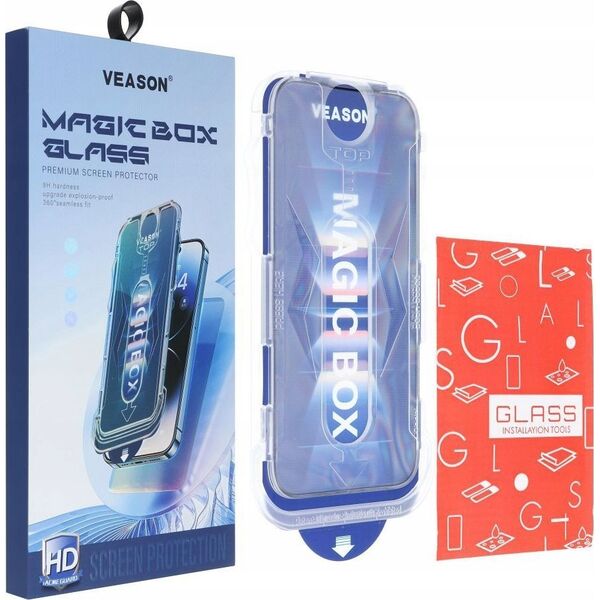VMAX Szkło Hartowane 6D Pro Veason Easy-Install Glass - do Iphone X / XS czarny 14034415 5903396248313